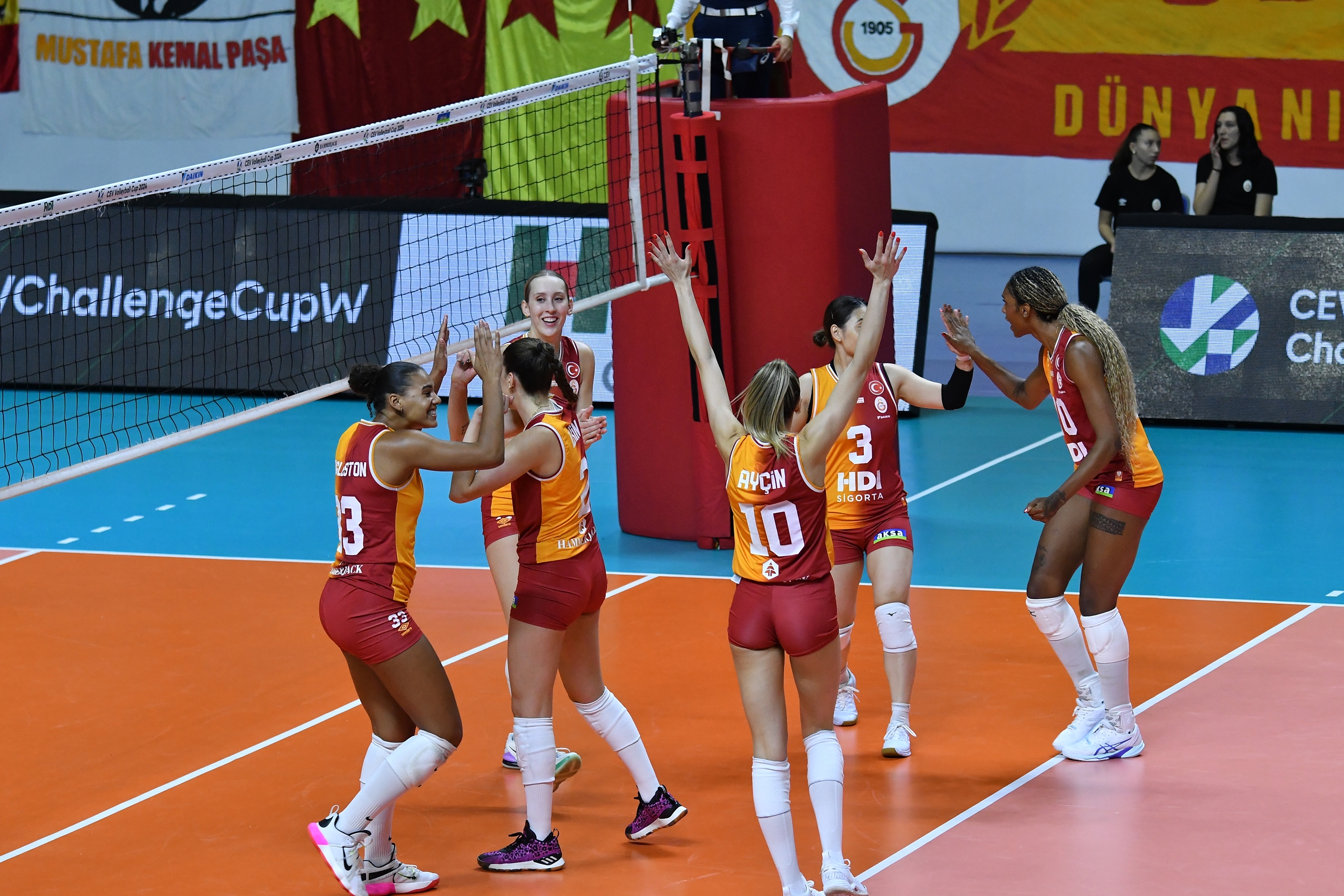 GALATASARAY, CEV KADINLAR CHALLENGE KUPASI’NDA OLYMPİAKOS’A KONUK OLACAK