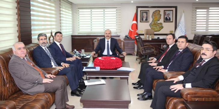 İLLER BANKASI HEYETİNDEN VALİ CANALP’E ZİYARET
