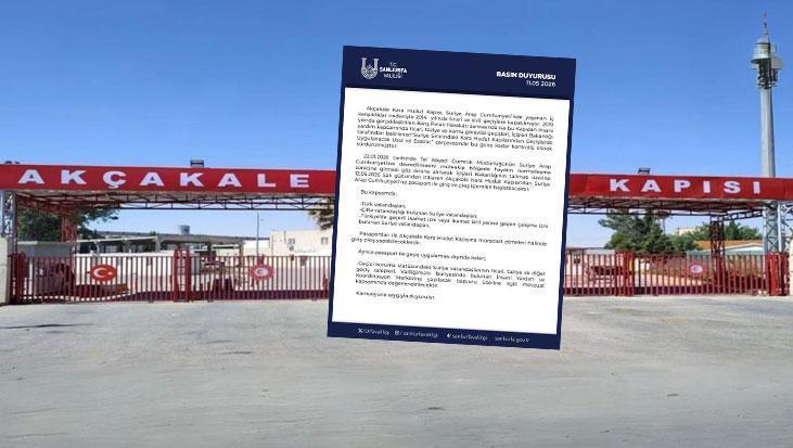 Akçakale’de 12 yıl sonra bir ilk! Sınırda kilitler açıldı, pasaportlu geçiş başlıyor