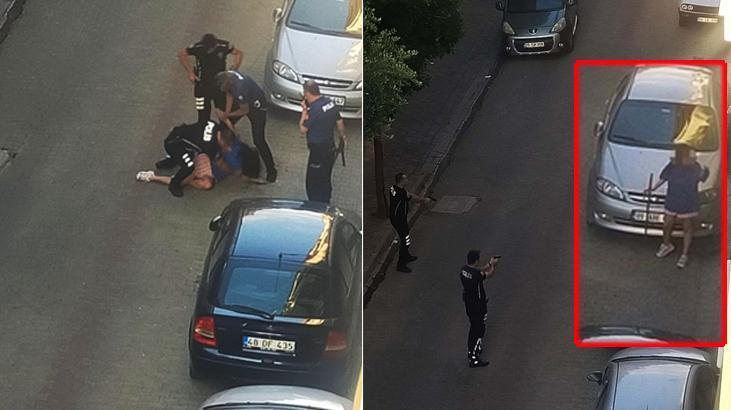 Aydın’da ‘Samuray kılıçlı’ dehşet! Polisi alarma geçiren genç kız etkisiz hale getirildi