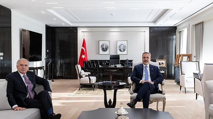 Dışişleri Bakanı Hakan Fidan, BM Genel Sekreteri’nin Özel Temsilcisi Arnault ile bir araya geldi