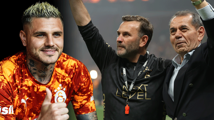 Galatasaray’da Başkan Dursun Özbek’ten Icardi ve Okan Buruk yanıtı!