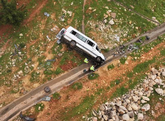 Gaziantep’te işçi servisi devrildi: 16 yaralı