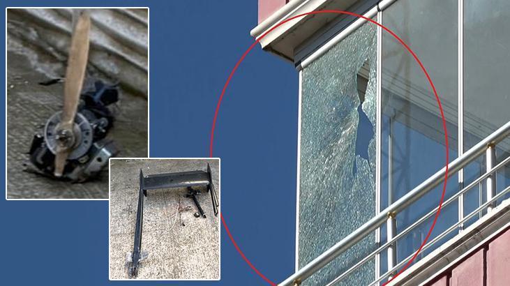 Samsun’da insansız hava aracı düştü, evlerde hasar oluştu