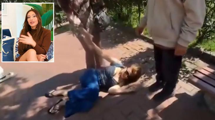 Sevda Demirel’in yürürken bacağı kırıldı! O anları arkadaşı kaydetti