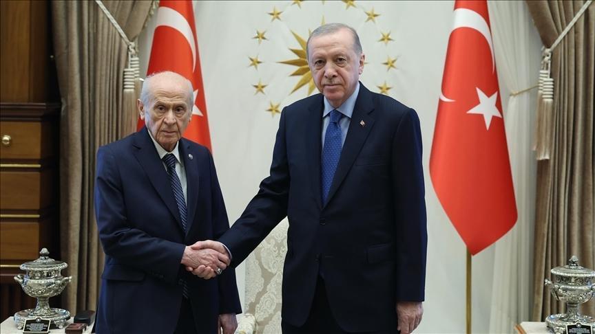 Son dakika… Cumhurbaşkanı Erdoğan ile MHP lideri Bahçeli görüşmesi başladı