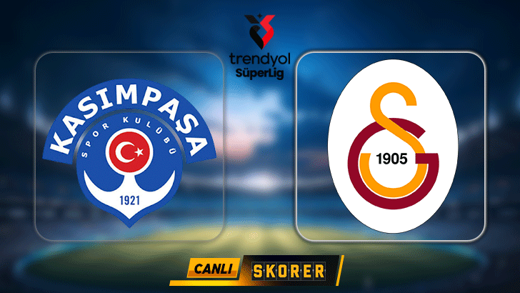 SON DAKİKA | Süper Lig’de Kasımpaşa-Galatasaray maçı
